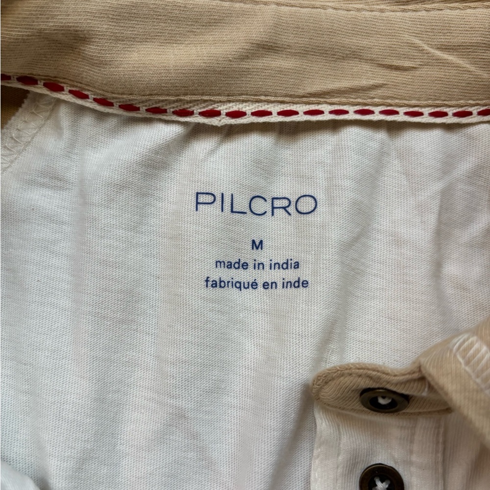 Anthropologie Pilcro Women’s Medium Long Sleeve Stardust Graphic Henley Knit Top - Picture 4 of 10